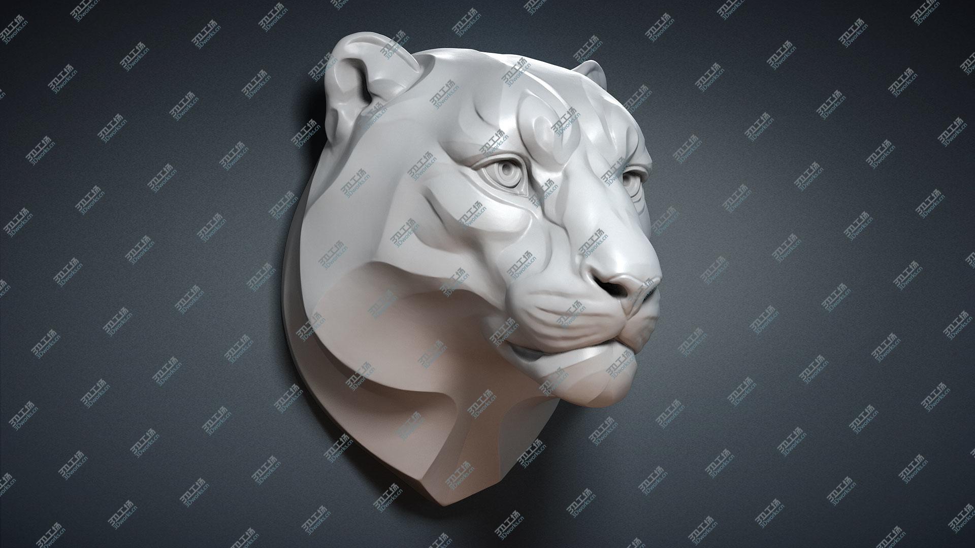 images/goods_img/2021040161/3D model Snow Leopard Head Sculpture Stylized/2.jpg